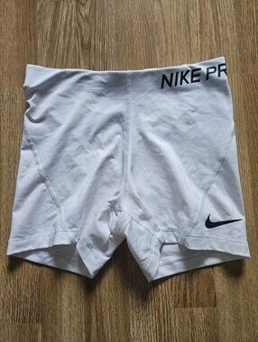 Nike Pro Dri-Fit White Athletic Spandex